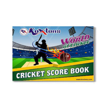 Cricket Score Book  -  White