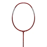 Axforce Cannon Pro 5U Badminton Racket  -  Red, Unstrung
