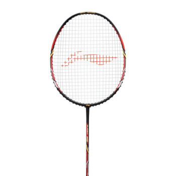 Turbo 99 Badminton Racket  -  Strung, Red,Black