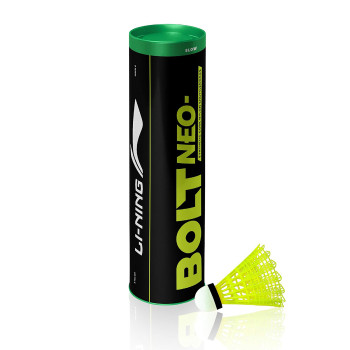 Li-Ning BOLT PRO Badminton Shuttlecork -  Yellow, Nylon