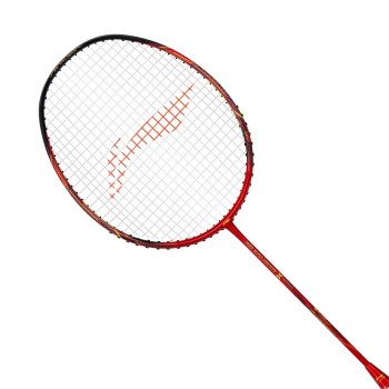 3D Calibar X Boost - Strung Badminton Racket  -  Red,Black, Strung