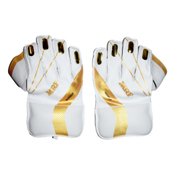 Warrior Cricket Wicket Keeping Gloves  -  Gold,White, Mens