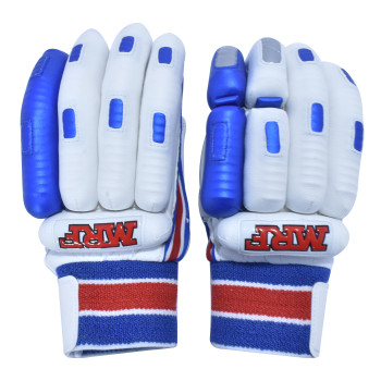 Grand Jr Cricket Batting Glove  -  Youth, Blue, Right-handed