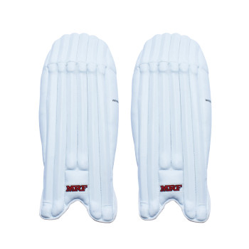 Warrior Cricket Wicket Keeping Leg Guard  -  Mens, Grey,White