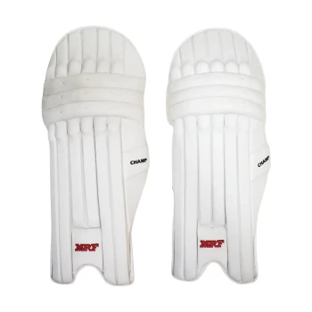 Champ Cricket Leg Guard  -  Boys, White, Right-handed