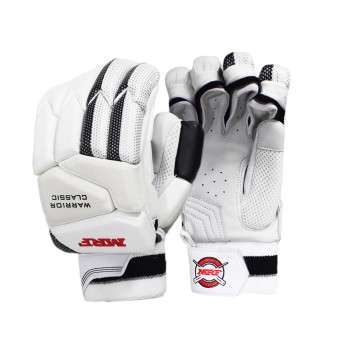 Warrior Classic Cricket Batting Glove  -  Mens, Black,White, Left-hand