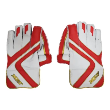 Genius Emperor Cricket Wicket Keeping Gloves  -  Mens, Red,White