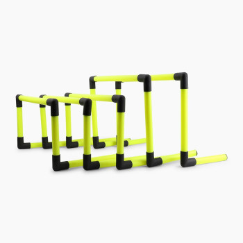 Pro Adjustable Height Agility Athletic Hurdle  -  12"-18", Green