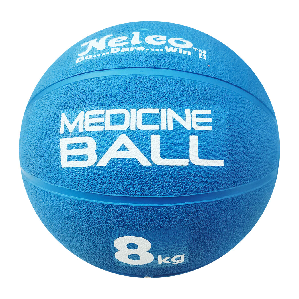 Nelco Gym Medicine Ball  -  Blue, 8 Kg