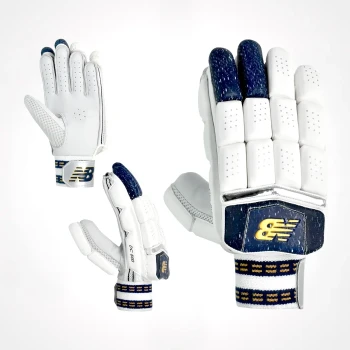 DC 8i Cricket Batting Glove  -  Mens, Navy,White, Right-handed