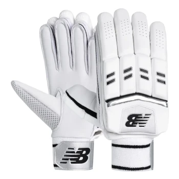 Heritage 6i Cricket Batting Glove  -  Mens, Black,White, Right-handed