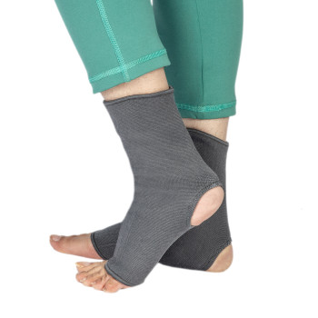 Orthopedic Knited Ankle Support  -  Grey, L