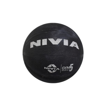 Nivia Hard Gym Medicine Ball Black 5 Kg mirusports sports