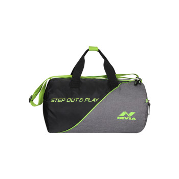 Nivia Beast Gym bag Grey,Black sports