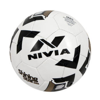 Shining Star Football  -  5, Black,White