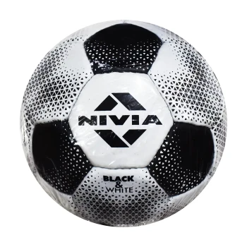 Black & White Football  -  4, Black,White