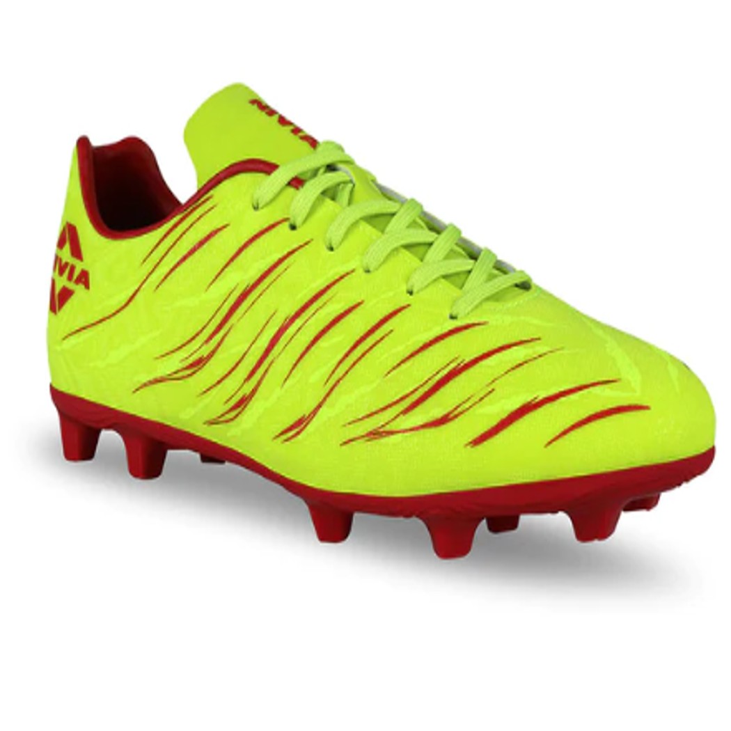 Nivia Carbonite 6.0 Football Shoes - 11, Green, Mens