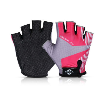 Crystal 2.0 Fitness Gym Gloves  -  S, Pink