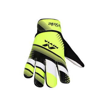Nivia Air Strike Football Goalkeeper Gloves XL Black Green Mens mirusports sports