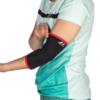 Orthopedic Performence Elbow Support  -  M, Red