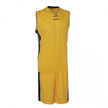 Basketball T-Shirt and Lower set  - S, Yellow