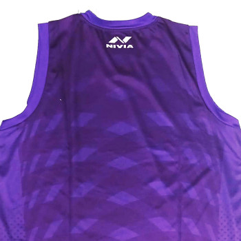 Panther Basketball T-Shirt and Lower set  -  XL, Purple