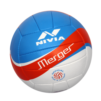 Merger Volleyball  -  4, Red,Blue,White