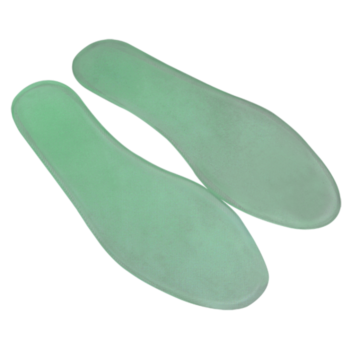 Insole with Arch Full Gel Support  -  Medium, Green