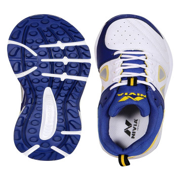 Nivia EDEN 2017 Cricket Shoes 6 Blue White Yellow Mens mirusports sports