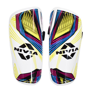 Classic Football Shin Guard  -  M, Black,White,Yellow