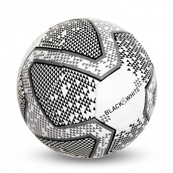 Black & White Football  -  4, Black,White
