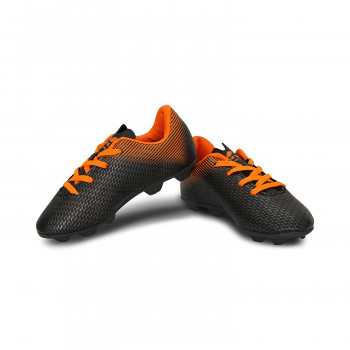 Premier Carbonite-K Football Shoes  - 12, Black, Orange, Kids