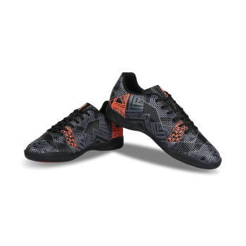 Force Football Shoes  -  10, Black, Orange, Mens