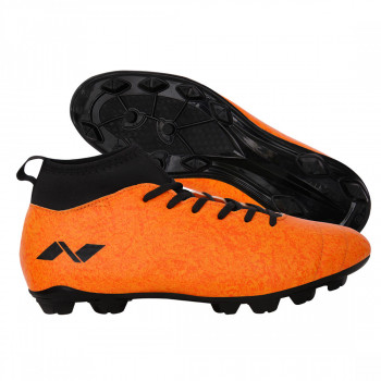NIVIA Aviator 2.0 Football Shoes (Black/Orange) – SkyboxMe