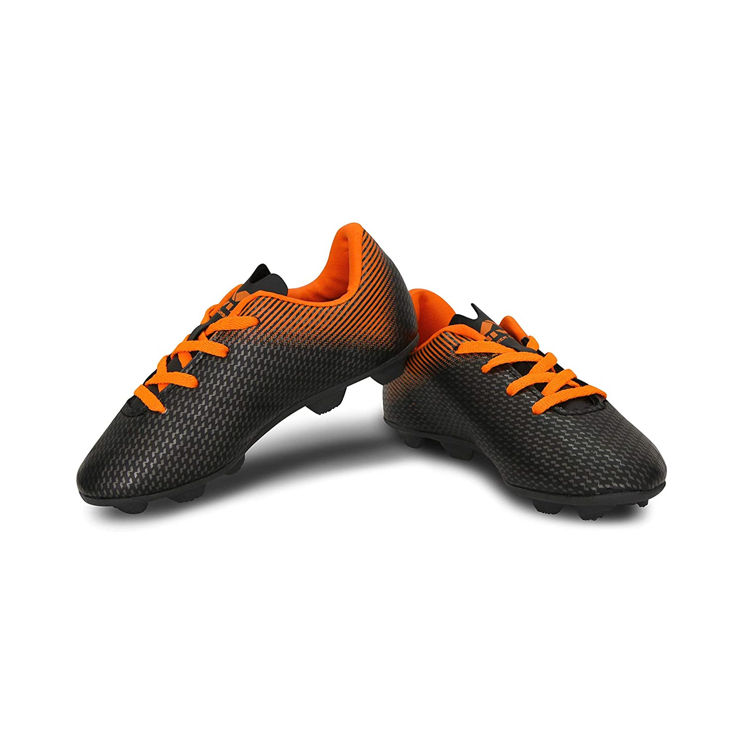 Nivia Premier Carbonite-K Football Shoes  - Black, Orange, 11