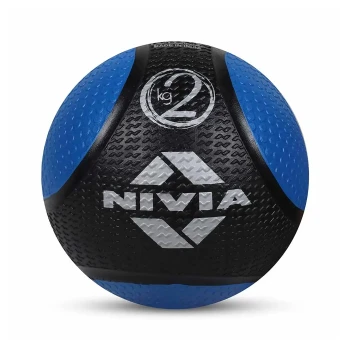 Soft Gym Medicine Ball  -  Blue,Black, 2 Kg