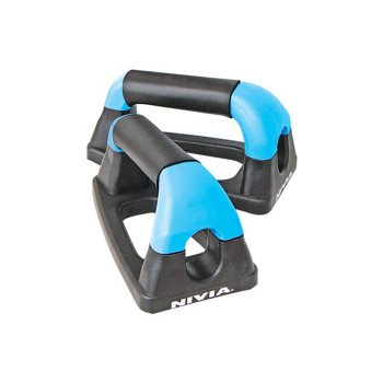 Gym Push-up Bars  -  Blue, Black