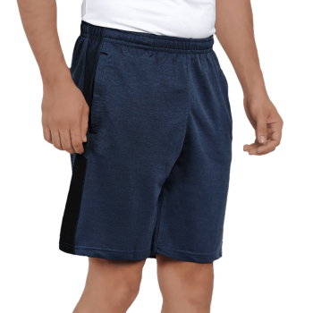 Sporty-4 Shorts  -  L, Navy, Adult