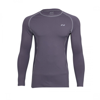 Compression Tee T-Shirt  - M, Grey, Mens