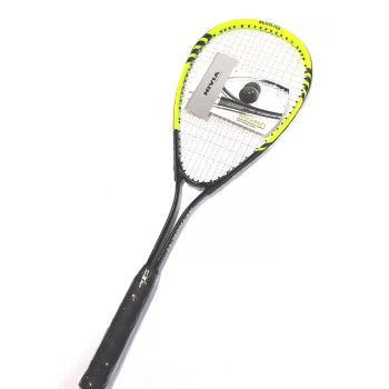 Attack TI Squash Racket  -  Black, Yellow