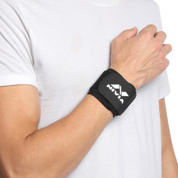 Wrist Support  -  Free Size, Black