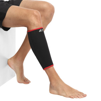 Calf Support  -  S, Red, Black