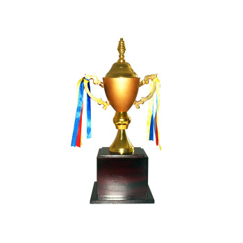 Ajooba Trophy  -  Gold, Brown, 15 Inch