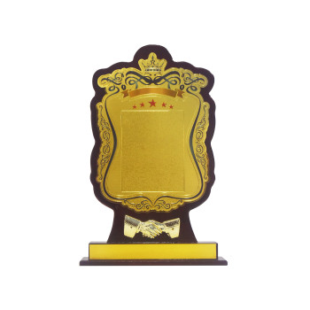 Hand Trophy  -  Gold, Brown, 13 Inch