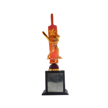 CBSC Trophy  -  Red, Gold, Orange, 12 Inch