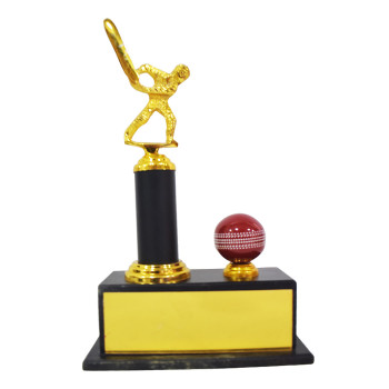 CRI AZ Trophy  -  10 Inch, Red,Gold,Black