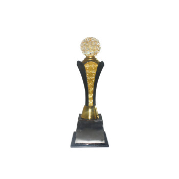 348 Trophy  -  Gold, Black, Diamond, 22.5 Inch