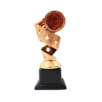 F 011 (BRONZE) Trophy  -  7.5 Inch, Brown