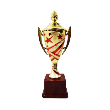 H18-587 B Trophy  -  11 Inch, Gold,Brown