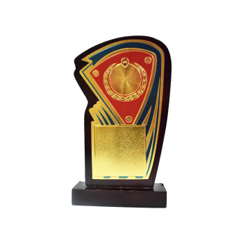 110 2 Trophy  -  6 Inch, Gold,Brown